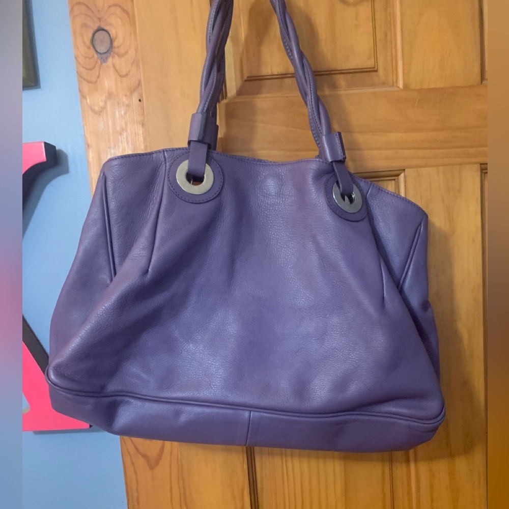 Falor Italia Le Borse Purple Handbag